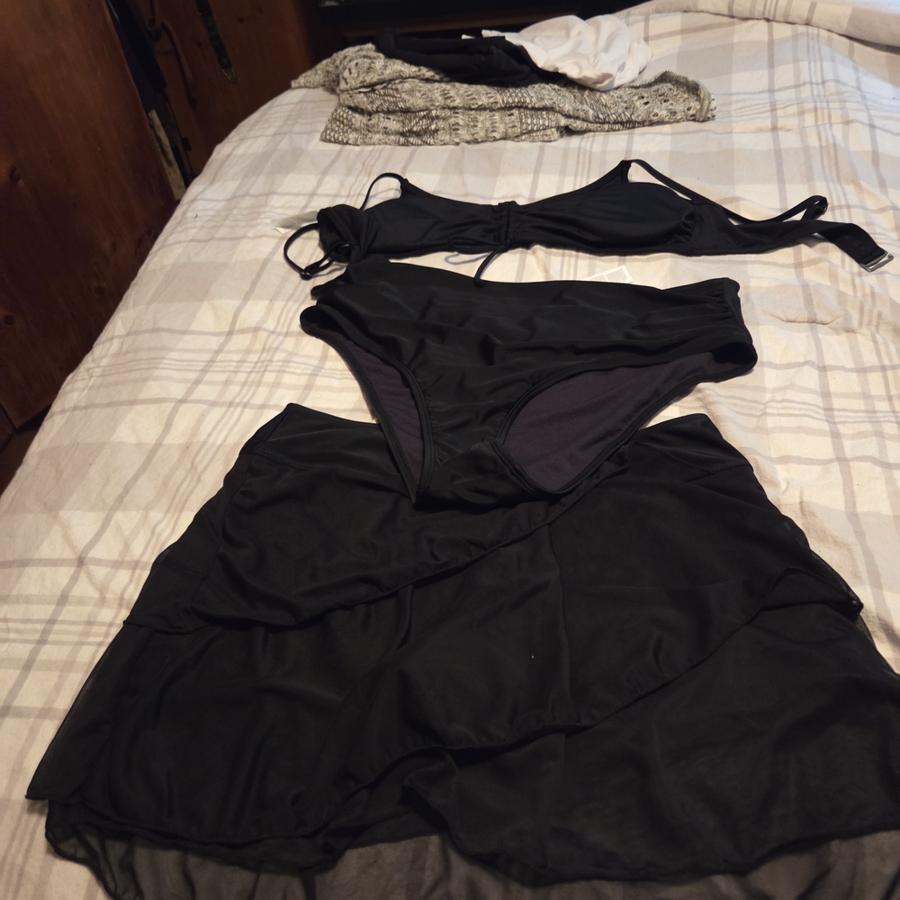Cupshe Black Bikini Set